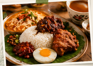 Nanyang comfort food plate